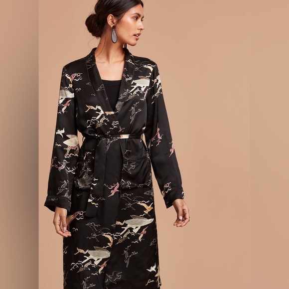 Wilfred ARITZIA Pilier Kimono Robe Jacket Dress NWT XS/S Coat - Picture 7 of 8